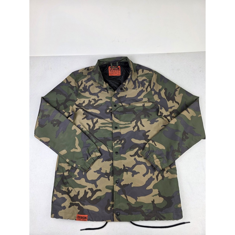Dixxon Flannel Co Jacket Mens L Tall Camo Form And Function Coaches Windbreaker